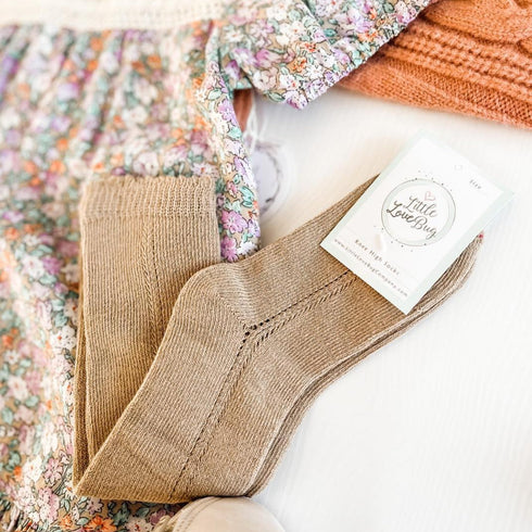 llb-eyelet-knee-high-socks Shoes & Accessories